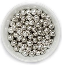 Picture of SILVER SUGAR PEARLS 4MM EDIBLE SPRINKLES X 50G